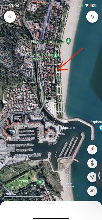 Apartament Les Pieds Dans Le Sable Argelès-sur-Mer Zewnętrze zdjęcie